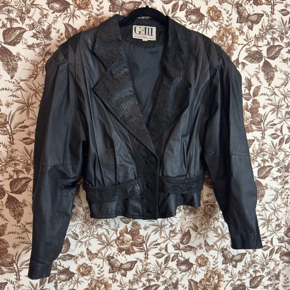 G3 80s Vintage Leather Jacket - Picture 1 of 4